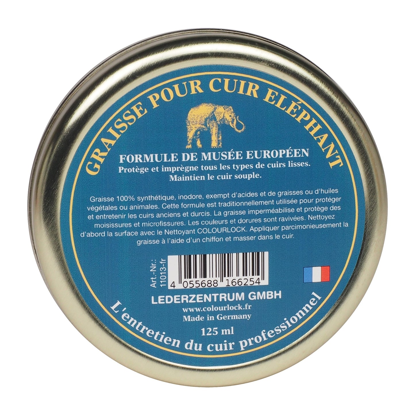 Graisse pour cuir ELEPHANT COLOURLOCK, 125 ml