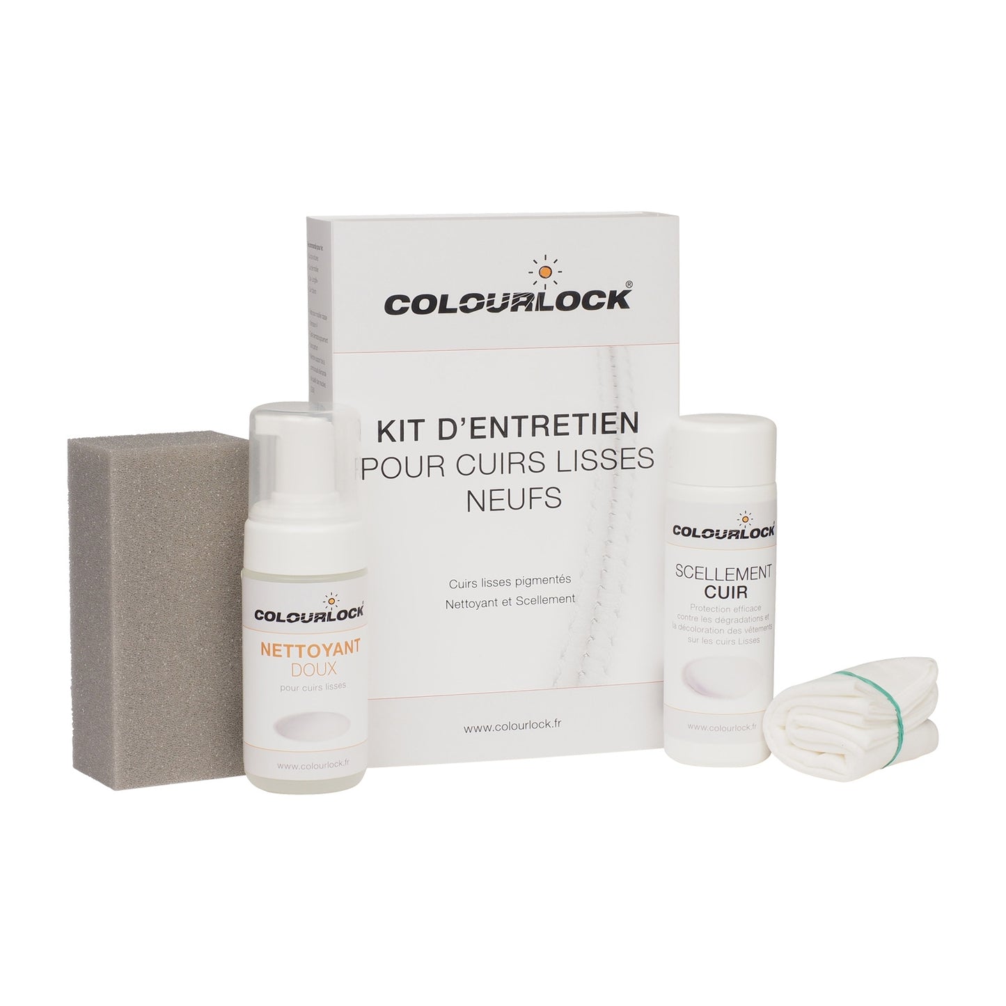 Kit d'entretien COLOURLOCK pour cuirs lisses neufs avec scellement