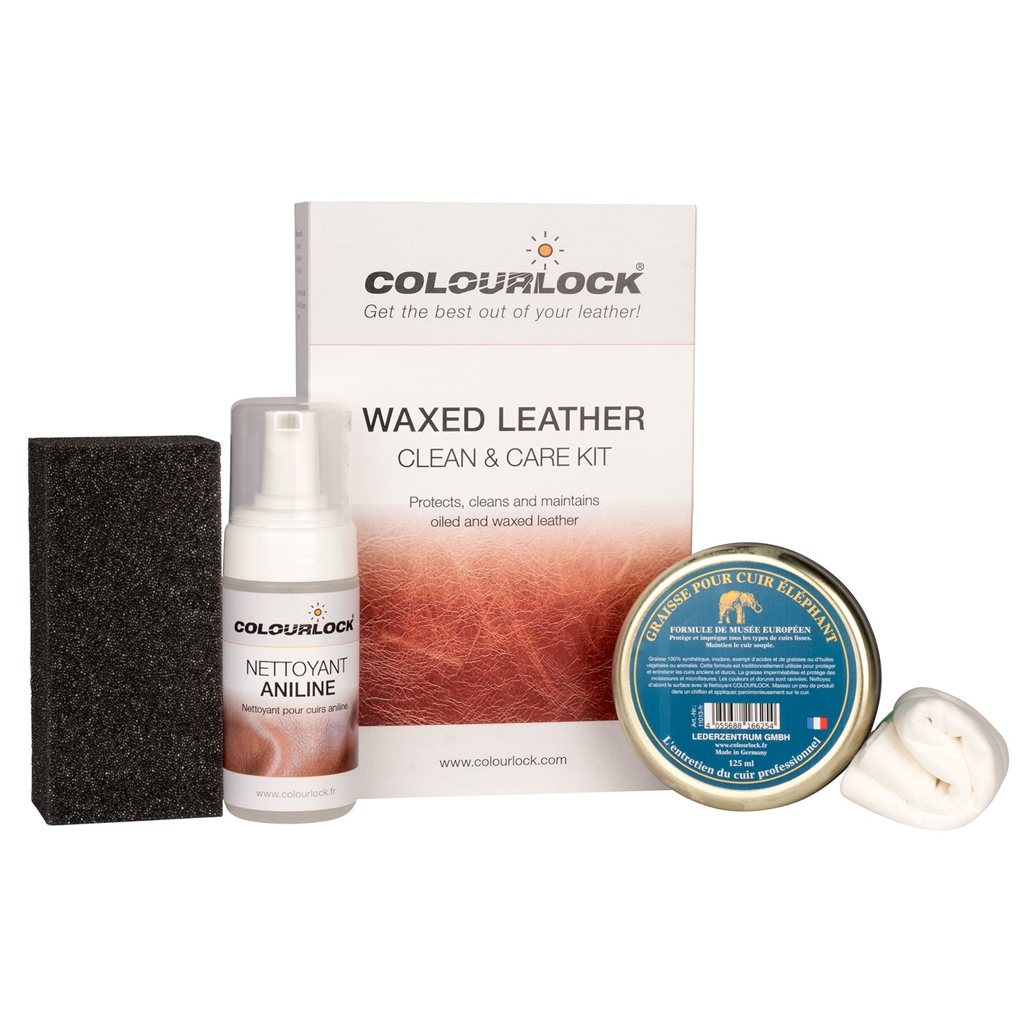 Kit d'entretien pour cuirs cirés COLOURLOCK