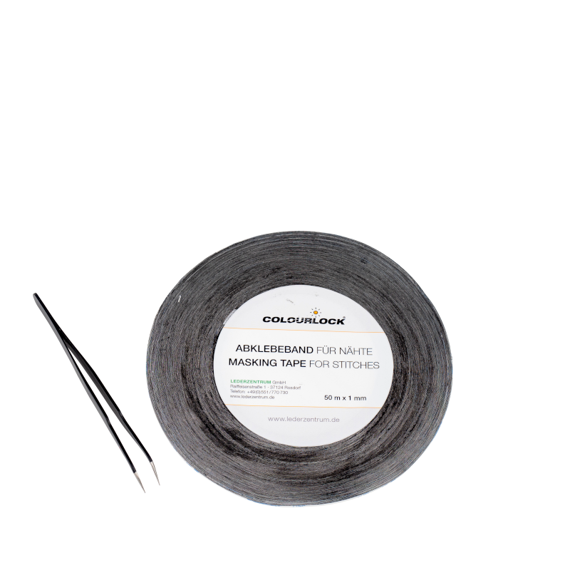 Ruban de masquage pour surpiqres 50 m x 1 mm avec pincette