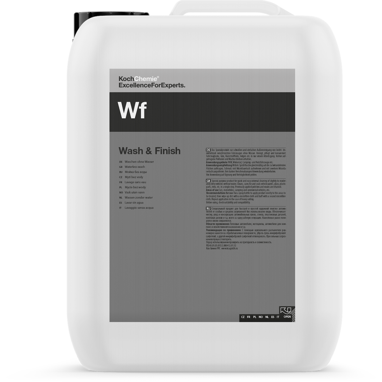 Wash & Finish - Lavage sans eau - WF
