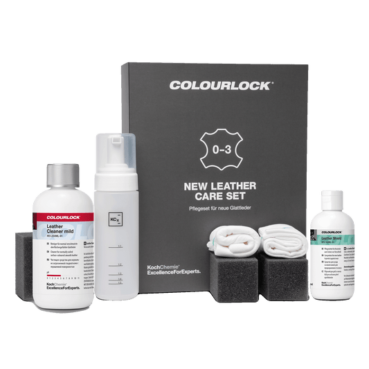Kit d'entretien COLOURLOCK pour cuirs lisses neufs avec scellement