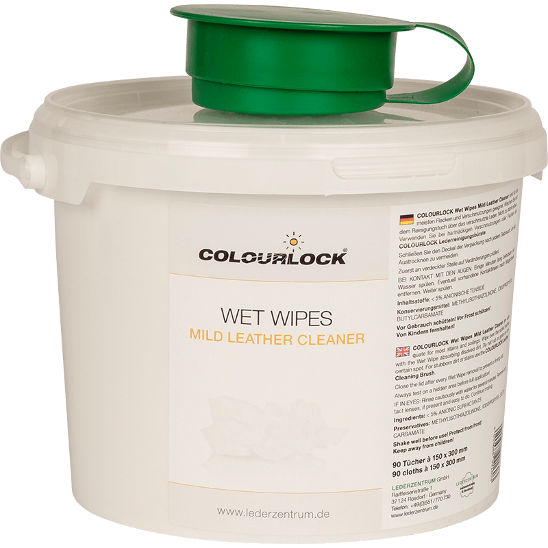 Distributeur de lingettes COLOURLOCK Wet Wipe de nettoyant doux de 500 ml (90 lingettes de 290 x 300 mm)