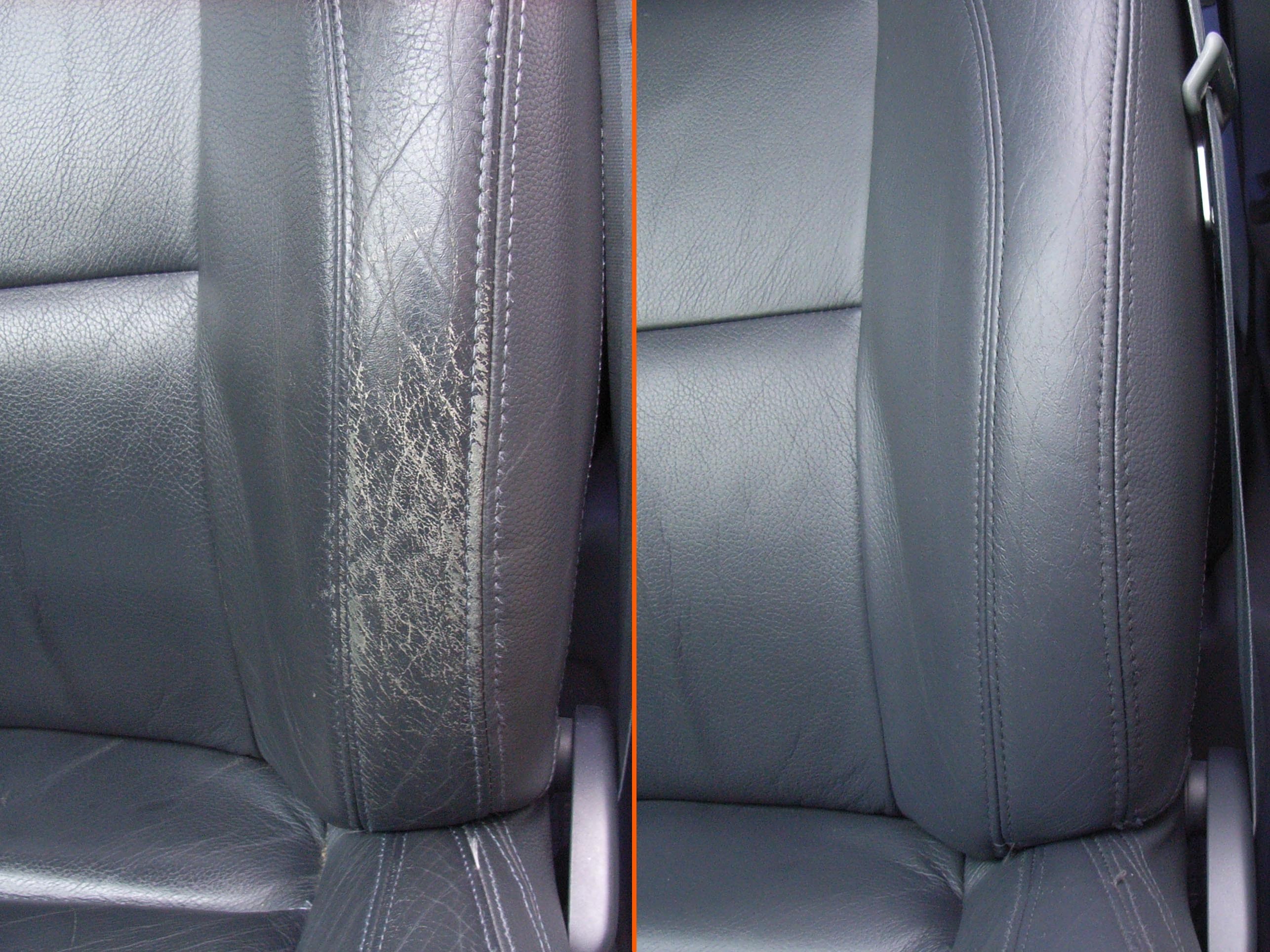Couleur en Cuir Noir Réparation Colorant restaurateur mini cooper s one d intérieurs de voiture sièges